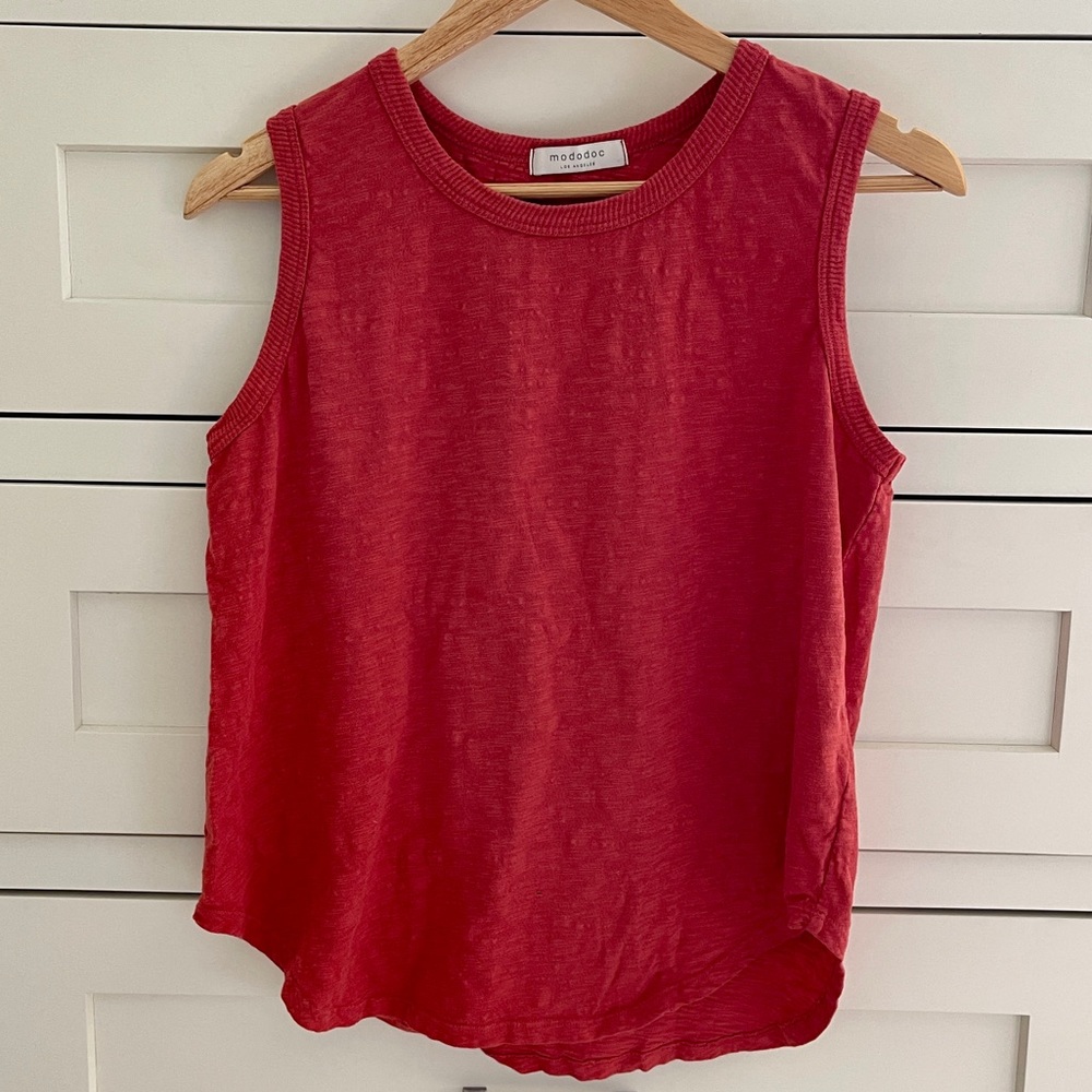 Mododoc slub cotton tank